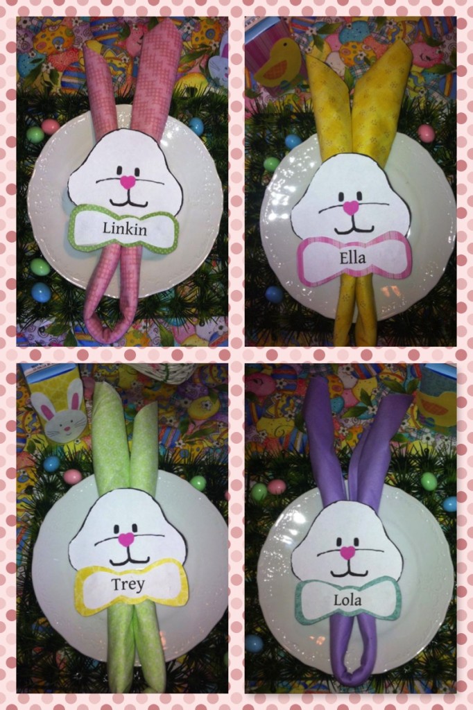Children's Place Setting Collage